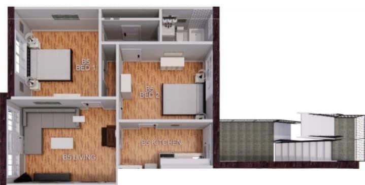 Apartment Sojourn At Colley Manor Unit 5 Sleeps 4